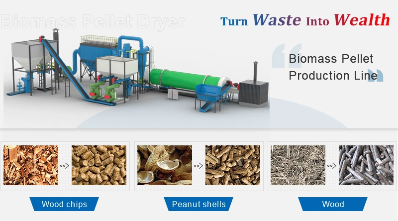 Energy Saving Sawdust Wood Pellet Mill Alfalfa Crops Straw Bagasse Biomass Small Pellet Making Machine